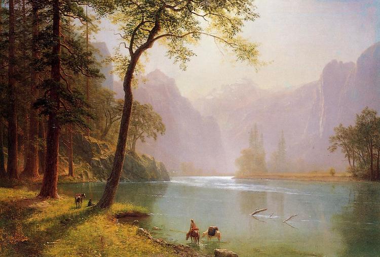 Albert Bierstadt Oil Painting Kern's River Valley, California